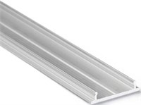 Profilo in alluminio piatto 2mt per strip 12mm