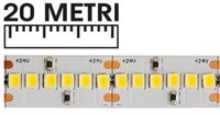 Strip led 2835 Samsung IP20 26W/mt 24V 2700K 20 METRI