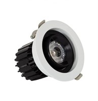 Downlight Incasso Orientabile 7W Ip40 6000K Foro Ø80Mm Cri90 Ugr19