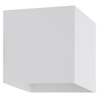 Applique CUBO UP&DOWN DA PARETE IN PC BIANCO 6W 4000K 10X10CM IP54