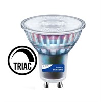 Lampada led SAMSUNG GU10 6W 6000K 38° DIMM. TRIAC GARANZIA 5 ANNI