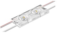 MODULO 2 LED 0,72W 12V 170LM/W 6500K 170° per profondità 2,5cm aurora