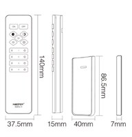 Telecomando magnetico NERO RF monocolore e cct Mi-Light