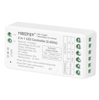 Ricevitore dimmer NANO 2IN1 1ch/2ch monocolore+CCT VARIABILE con memoria e pulsante Mi-Light