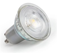 Lampada Gu10 IN VETRO 7W dimmerabile triac 2700K 30°