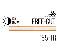 Strip led COB IP65-TR FREE CUT 3000K 16,8W/mt 24V 8,5mm 1980LM/MT