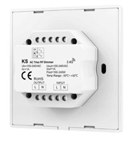 dimmer con manopola 1-10V e triac RF compatibile con telecomando AV6810xsaa