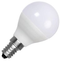 Lampada led E14 G45 6W 3000K 220-240V NO FLICKER 550LM