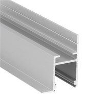 Profilo in alluminio 2mt cover opaca per strip 14mm