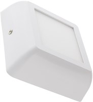 Plafoniera quadrata 6W 6000K 12X12CM