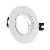 Portafaretto orientabile da incasso rotondo GU10/GU5.3 Ø93mm