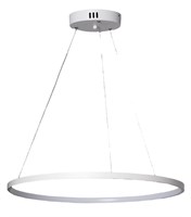 LAMPADA CIRCOLARE BIANCA A SOSPENSIONE 20W CCT SELEZIONABILE Ø60CM