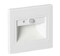 SEGNAPASSO DA INCASSO CON SENSORE BIANCO 1,5W 4000K