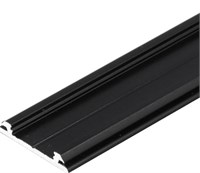 Profilo in alluminio NERO FLESSIBILE 2mt cover opaca per strip 12mm