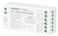 Ricevitore dimmer NANO 2IN1 1ch/2ch monocolore+CCT VARIABILE con memoria e pulsante Mi-Light