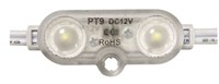 MODULO 2 LED 0,66W 6000K-6500K 12V 165° ip66 - catena 60pz