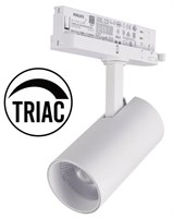 Faretto binario trifase BIANCO TRIAC 20W 3000K led bridgelux CRI>90