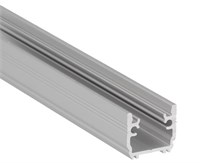 Profilo in alluminio calpestabile IP54 2mt cover opaca per strip max. 12mm