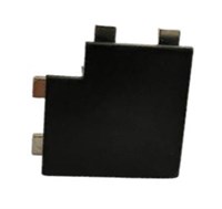 Corner plug 90° NERO